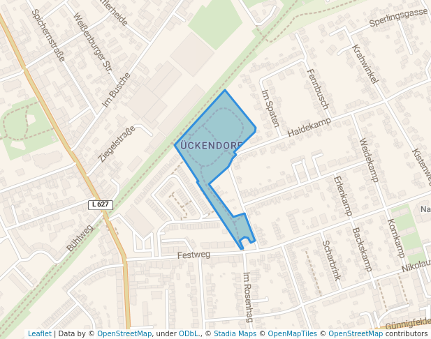 walking in Alter Friedhof map in Gelsenkirchen