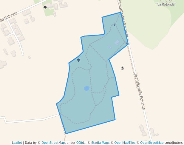 walking in Oasi naturalistica della Valletta del  Silenzio map in Vicenza