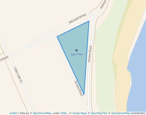 walking in Apex Park map in Eden