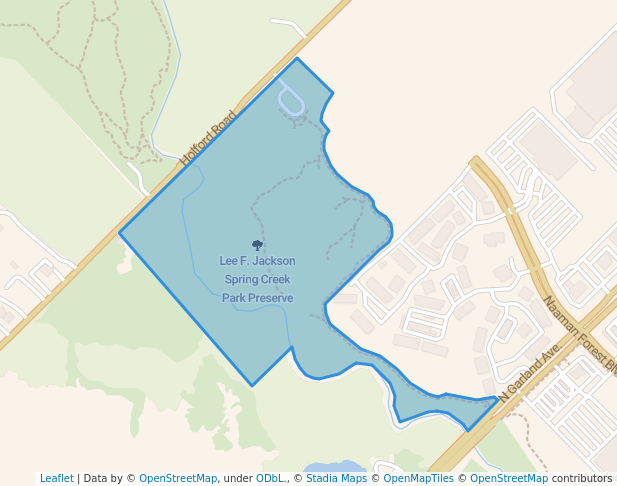 Lee F. Jackson Spring Creek Park Preserve