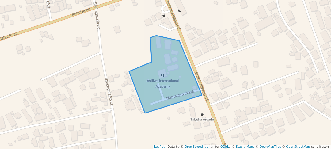 walking in Ruth Gardens map in Kampala