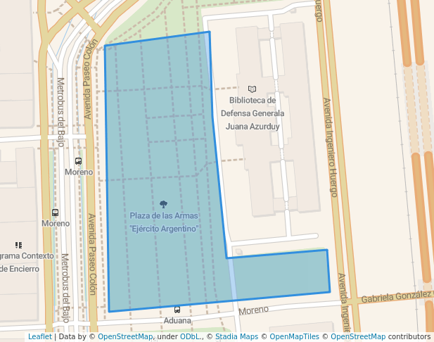 Plaza de las Armas "Ejército Argentino"