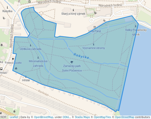 Zámecký park Dolní Počernice