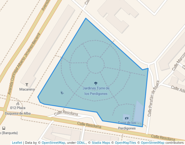 Jardines Torre de los Perdigones