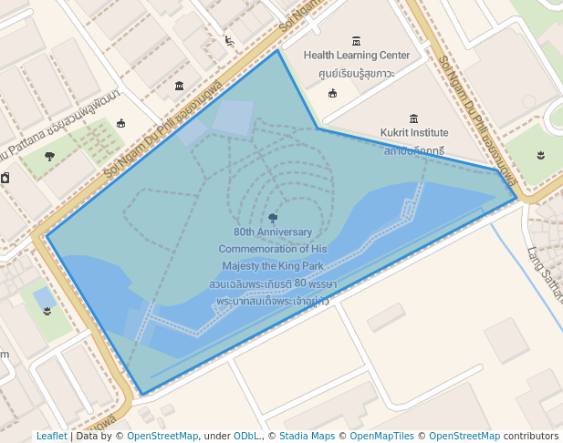 80th Anniversary Commemoration of His Majesty the King Park