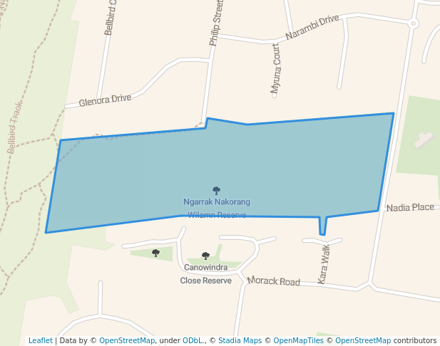 Healesville Freeway Recreation Reserve
