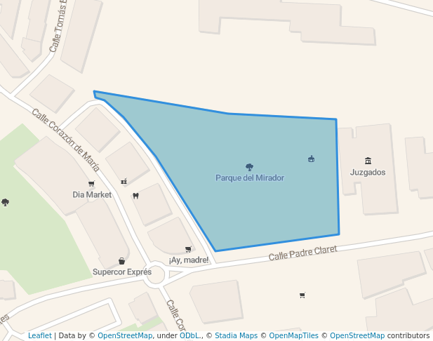 walking in Parque del Mirador map in Colmenar Viejo