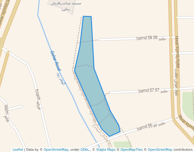 walking in پارک سیمرغ map in Rasht