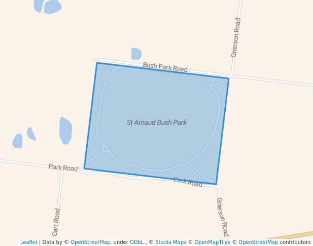 walking in Association Gully Bushland Reserve map in Tanwood