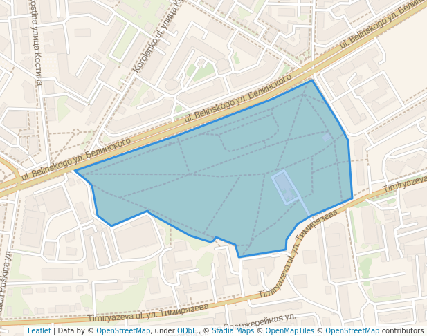 Парк имени А.С. Пушкина