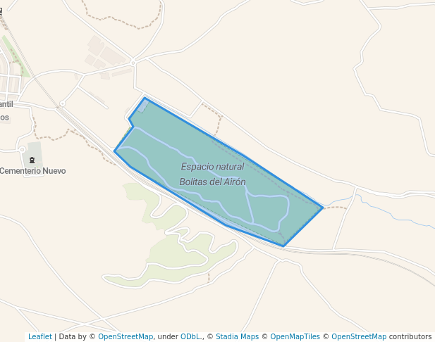 walking in Espacio natural Bolitas del Airón map in Valdemoro