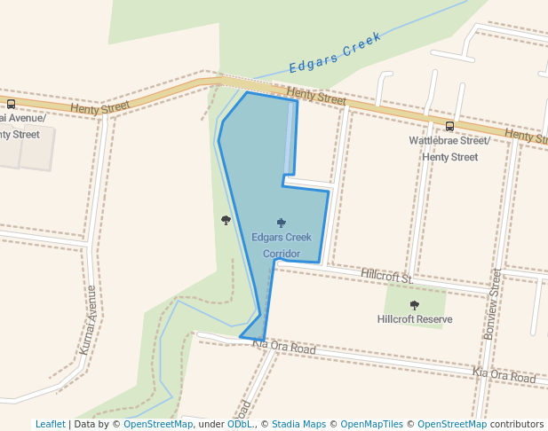 Edgars Creek Corridor