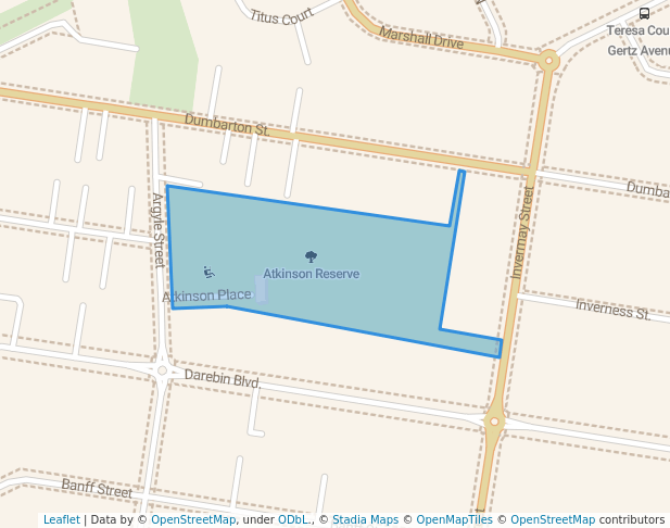 Atkinson Reserve in Reservoir | Map and Routes