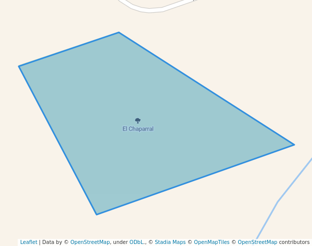 walking in El Chaparral map in Leander