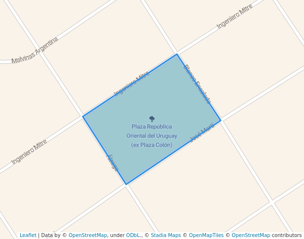 Plaza República Oriental del Uruguay (ex Plaza Colón)