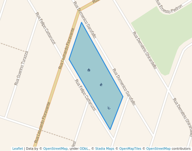 walking in Praça Benvenuto Somera map in Santo André