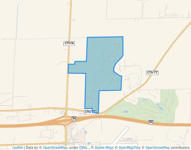 walking in McCarty Youth & Conservation Park map in Cottage Grove