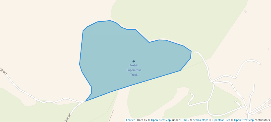 walking in Foxhill Supercross Track map in Diyatalawa