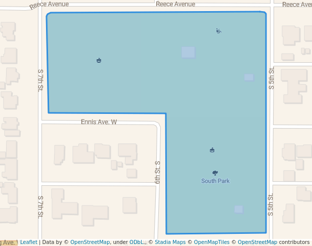 walking in South Park map in Nyssa