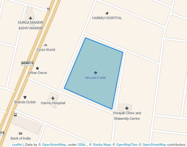 walking in NIGAM PARK map in Ranchi