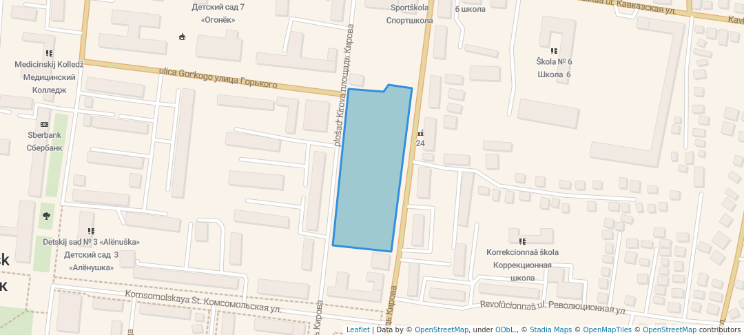walking in Парк Вечной Славы защитником ВОВ map in Cherkessk