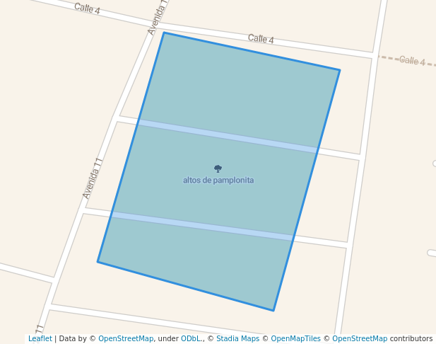 walking in altos de pamplonita map in Cúcuta