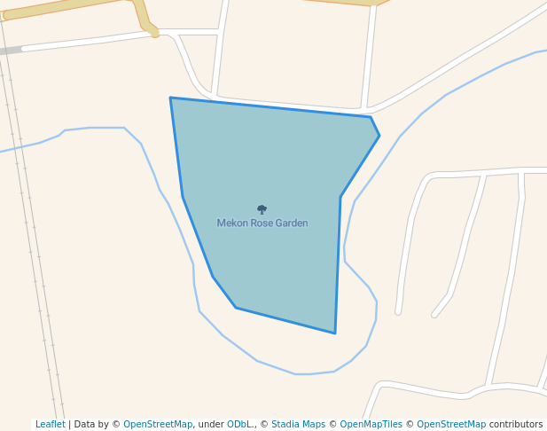 walking in Mekon Rose Garden map in Ranchi