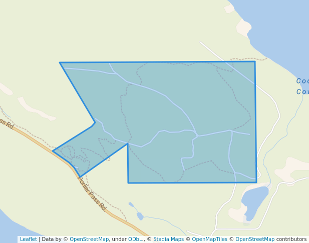 walking in TAPOVAN Sri Chinmoy Peace Park map in Galiano Island