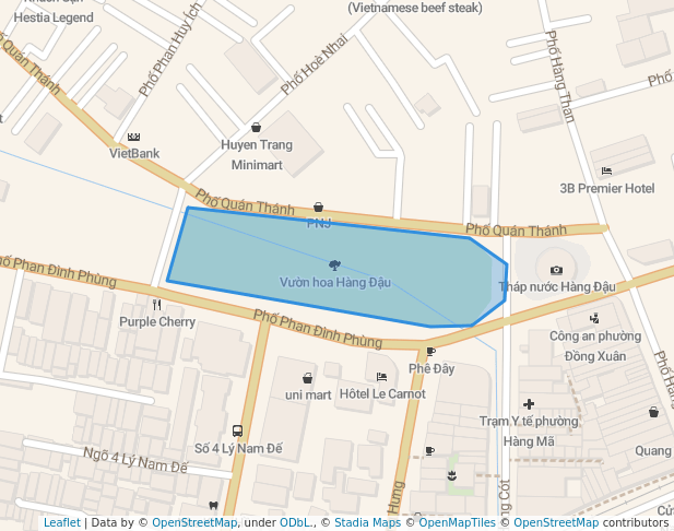 Vườn hoa Hàng Đậu