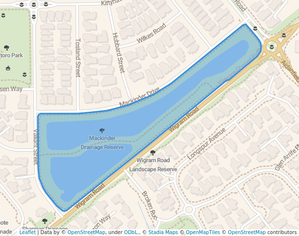 Mackinder Drainage Reserve
