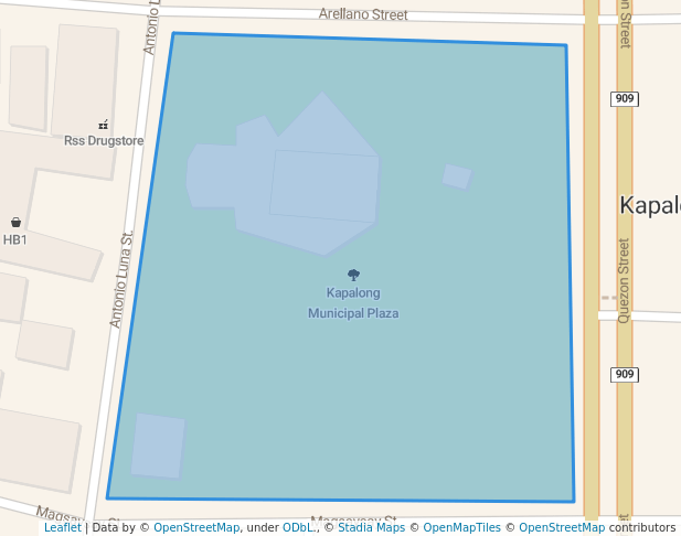 walking in Kapalong Municipal Plaza map in Kapalong