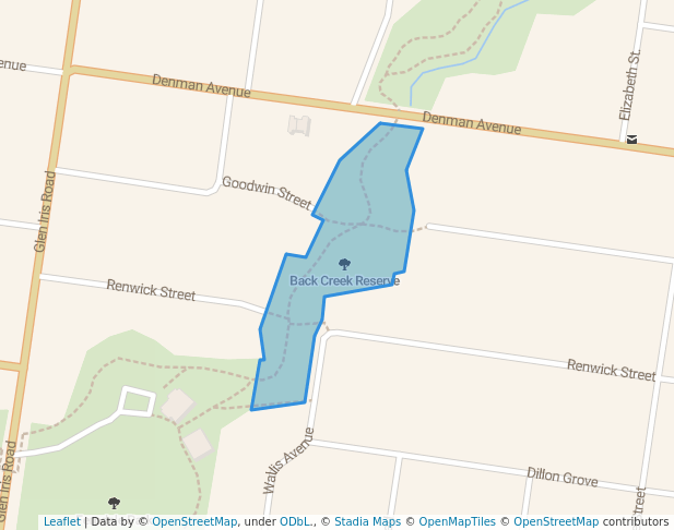 Back Creek Reserve