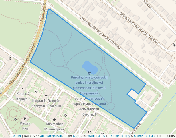 Природный орнитологический парк в Имеретинской низменности. Кластер 9