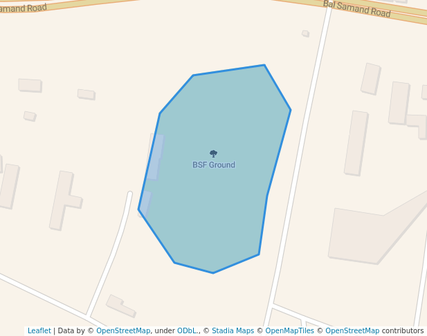 walking in BSF Ground map in Jodhpur