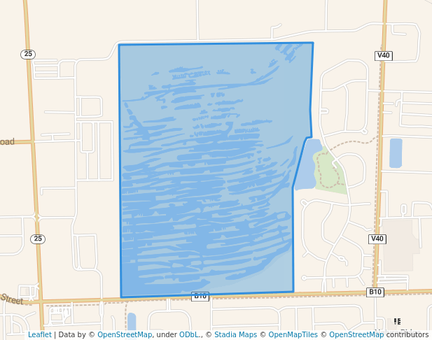 walking in Heron Woods State Habitat Area map in Bartlett