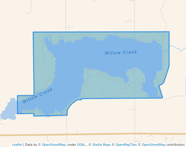 Willow Creek Reservoir State Recreation Area