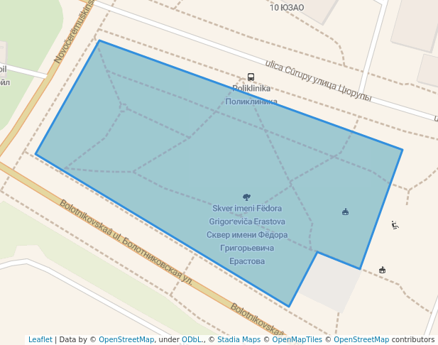 Сквер имени Фёдора Григорьевича Ерастова