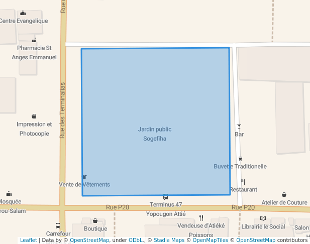 Jardin public Sogefiha