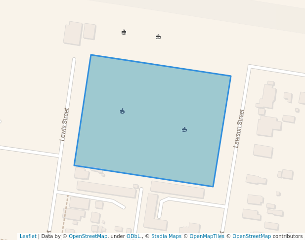 walking in Cahill Park map in Mudgee