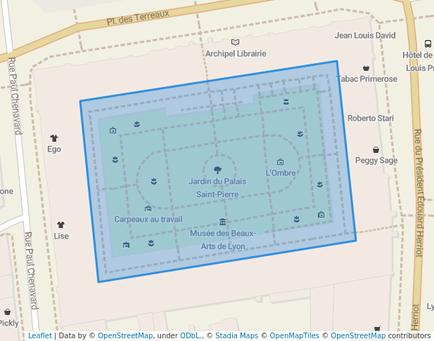 Jardin du Palais Saint-Pierre