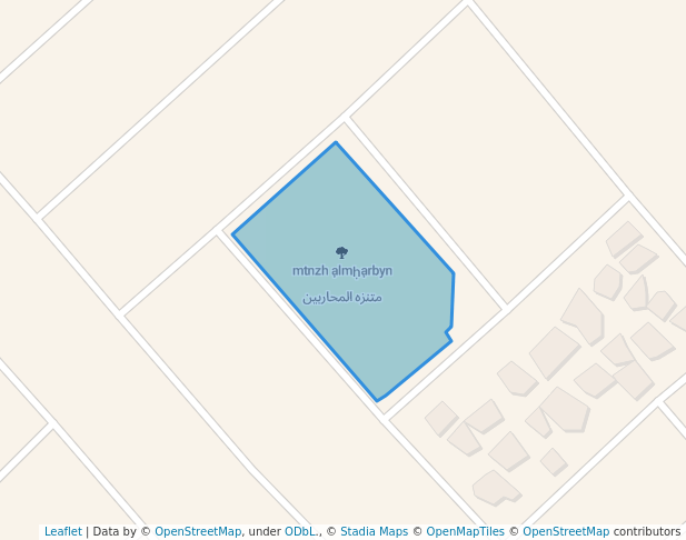 walking in متنزه المحاربين map in Mosul