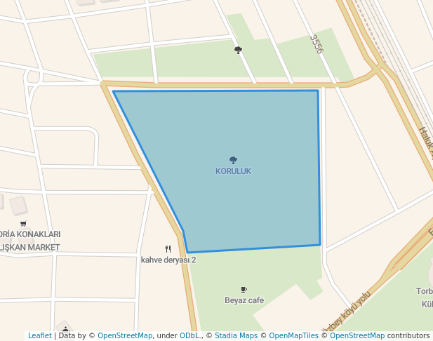 walking in KORULUK map in Torbalı