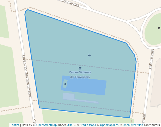 walking in Parque Víctimas del Terrorismo map in Valdemoro