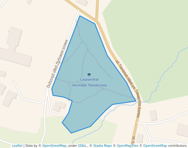лесопарк Луизенталь