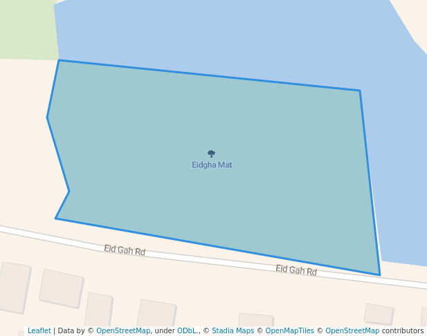 walking in Eidgha Mat map in Khulna