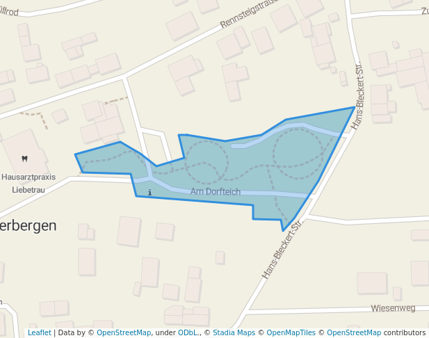 walking in Kurzone am Busbahnhof map in Friedrichroda
