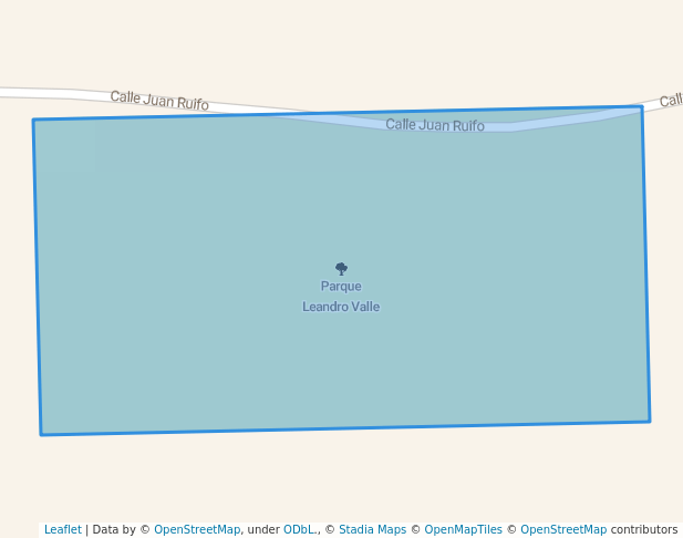 walking in Parque Leandro Valle map in Nuevo Casas Grandes