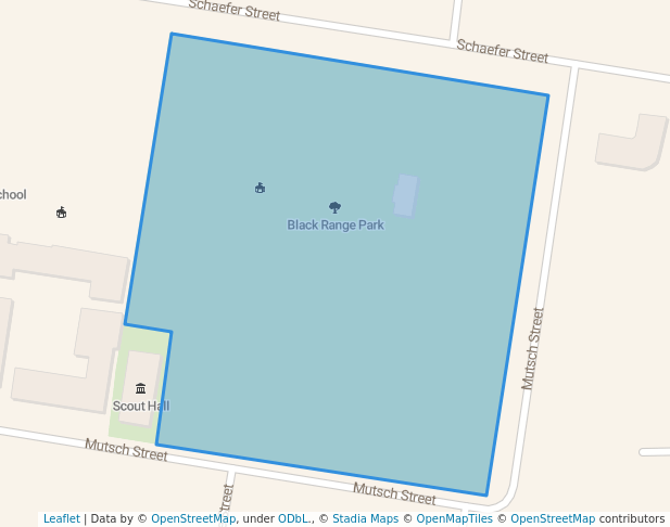 walking in Black Range Park map in Lavington