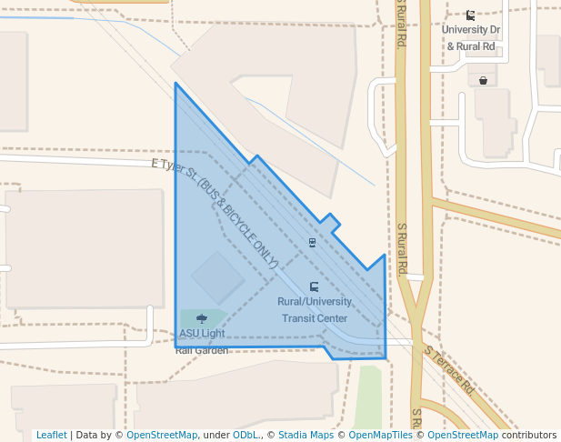 ASU Light Rail Garden