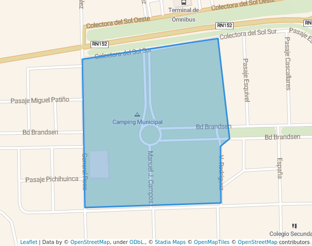 Parque Manuel J Campos in General Acha | Map and Routes